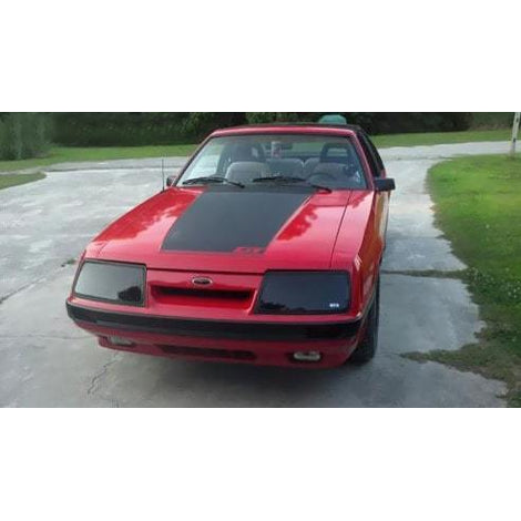 2 Pc Smoke Headlight Covers <br>85-86 Ford Mustang