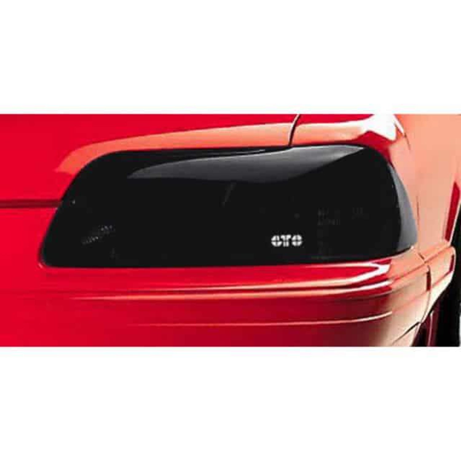 2 Pc Smoke Headlight Cover <br>87-93 Ford Mustang