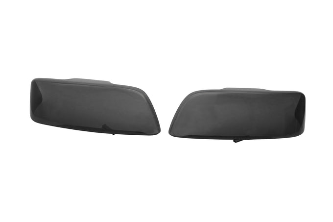 2 Pc Smoke Headlight Cover <br>87-93 Ford Mustang