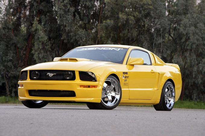 2 Pc Smoke Headlight Cover <br>05-09 Ford Mustang