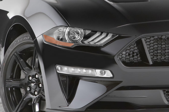 2 Pc Clear Front Turn Signal Covers <br>18-22 Ford Mustang