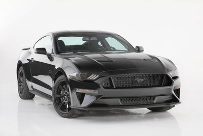 2 Pc Carbon Fiber Look Front Turn Signal Covers <br>18-22 Ford Mustang