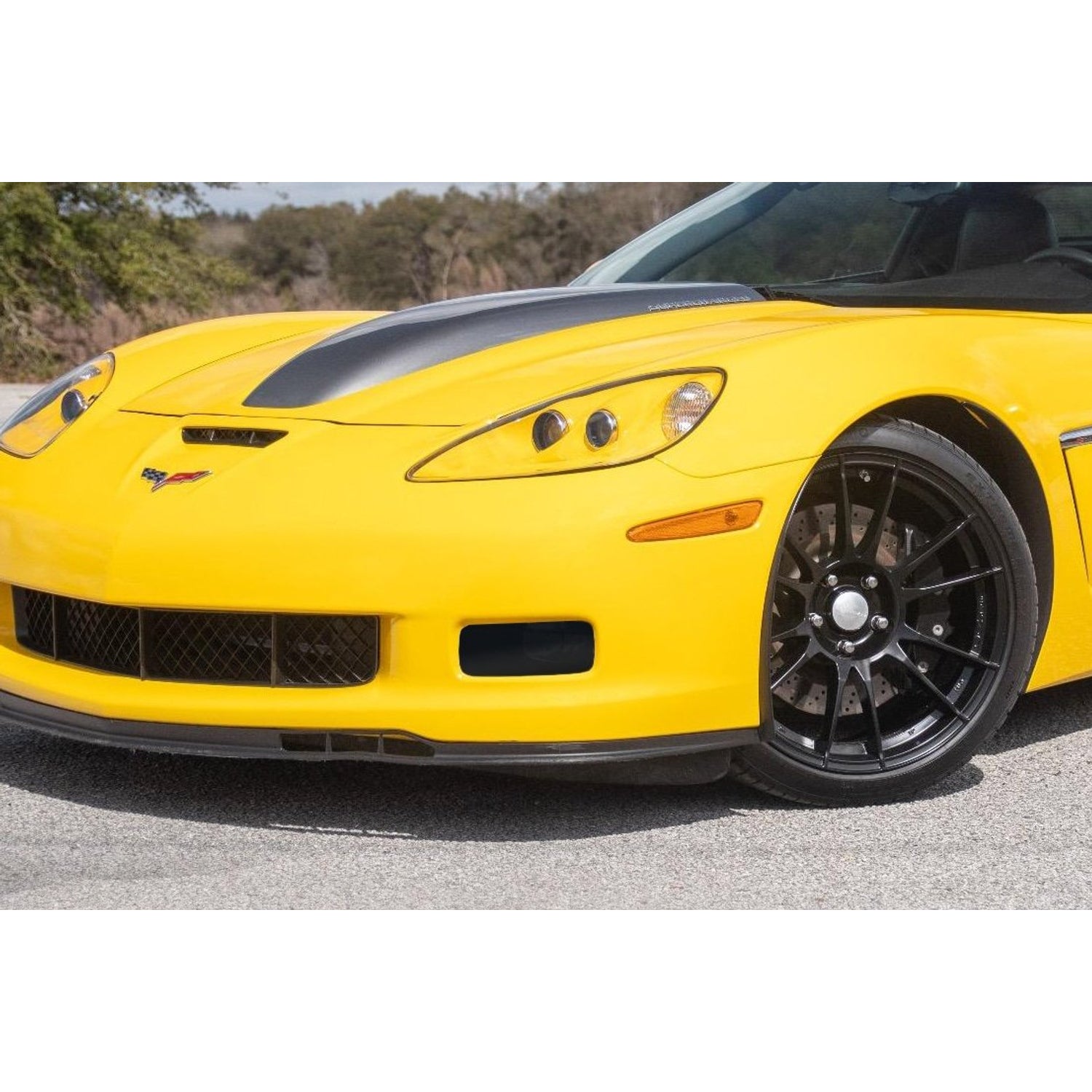 2 Pc Smoke Fog Light Covers <br>06-13 Chevy Corvette