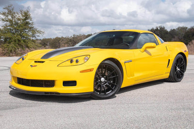 2 Pc Carbon Fiber Look Fog Light Covers <br>06-13 Chevy Corvette