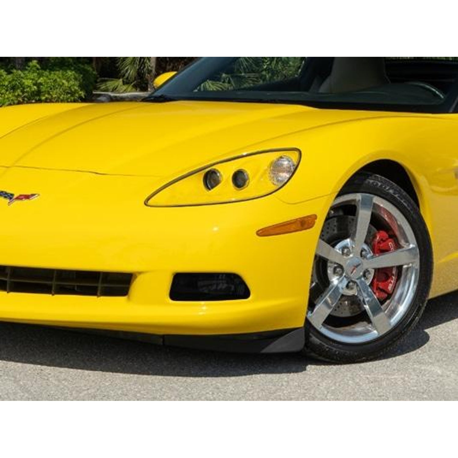 2 Pc Carbon Fiber Look Fog Light Covers <br>06-13 Chevy Corvette