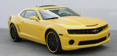 2 Pc Smoke Headlight Cover <br>10-13 Chevy Camaro