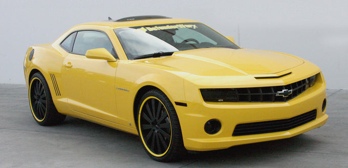 2 Pc Smoke Headlight Cover <br>10-13 Chevy Camaro