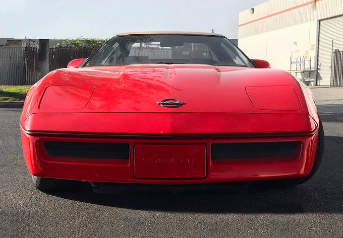 2 Pc With Rubber Clear Turn Signal Cover <br>84-90 Chevy Corvette