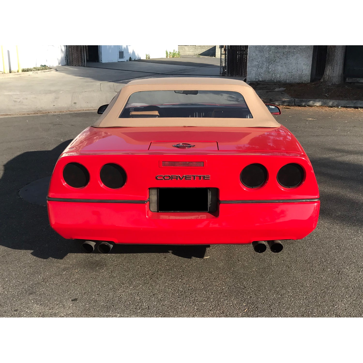 2 Pc Smoke Taillight Cover <br>91-96 Chevy Corvette