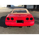 2 Pc Smoke Tail Light Cover <br>91-95 Chevy Corvette