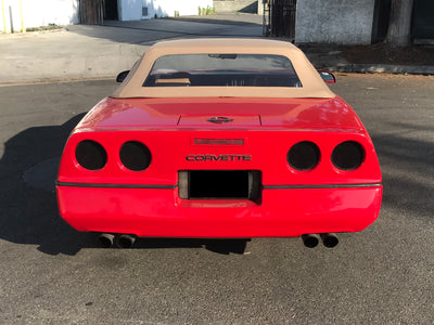 2 Pc Smoke Tail Light Cover <br>91-95 Chevy Corvette