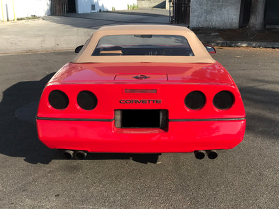 2 Pc Carbon Fiber Look Tail Light Cover <br>91-95 Chevy Corvette