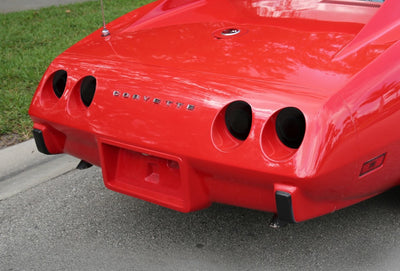 4 Pc With Rubber Smoke Taillight Cover <br>80-82 Chevy Corvette