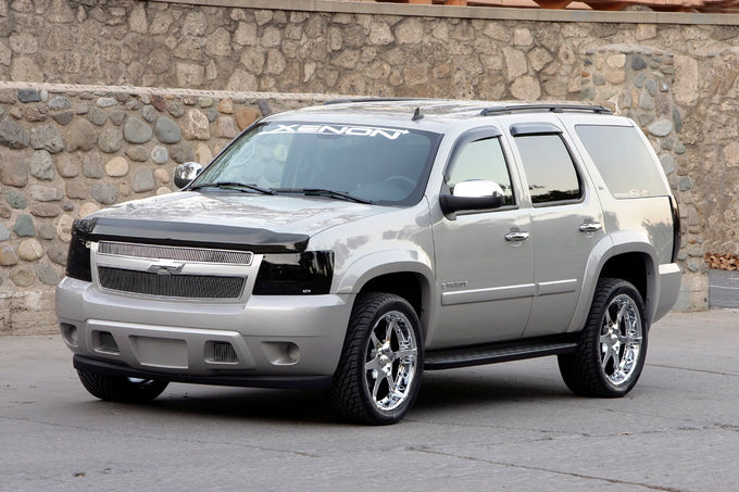 2 Pc Smoke Headlight Cover <br>07-14 Chevy Suburban Tahoe