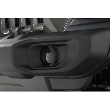 2 Pc Clear Fog Light Covers <br>20-23 Jeep Gladiator, Jeep Wrangler