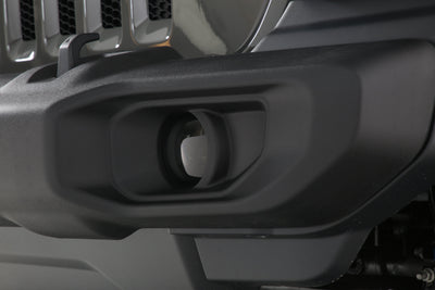 2 Pc Clear Fog Light Covers <br>20-23 Jeep Gladiator, Jeep Wrangler