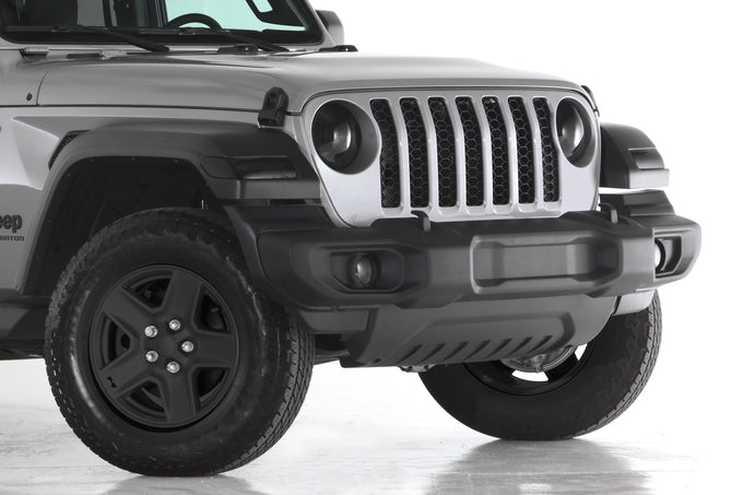 2 Pc Smoke Headlight Cover <br>20-23 Jeep Gladiator