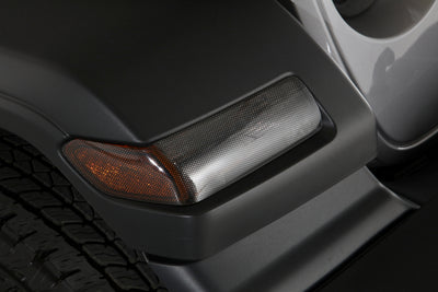 2 Pc Carbon Fiber Look Fender Turn Signal Covers <br>20-23 Jeep Gladiator