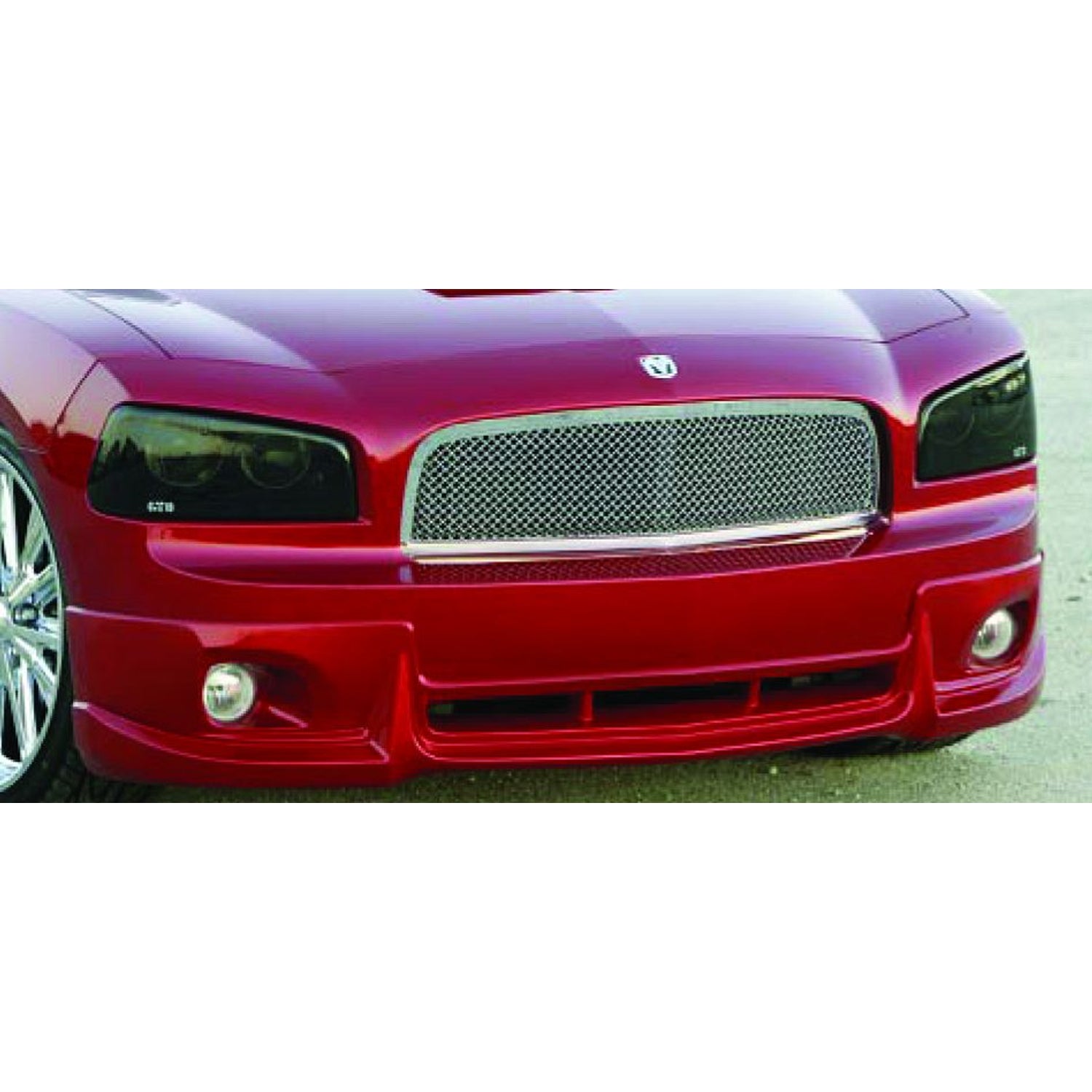 2 Pc Carbon Fiber Look Headlight Cover <br>06-10 Dodge Charger
