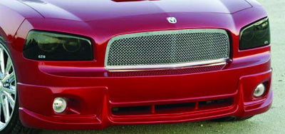 2 Pc Carbon Fiber Look Headlight Cover <br>06-10 Dodge Charger