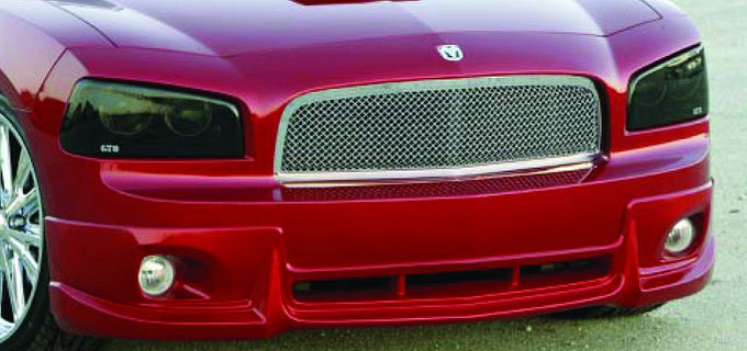 2 Pc Carbon Fiber Look Headlight Cover <br>06-10 Dodge Charger