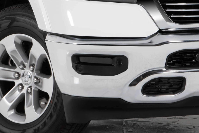2 Pc Carbon Fiber Look Fog Light Covers <br>19-24 Ram 1500