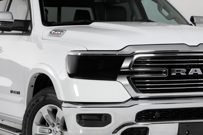 2 PcSmoke Headlight cover <br>19-24 Ram 1500
