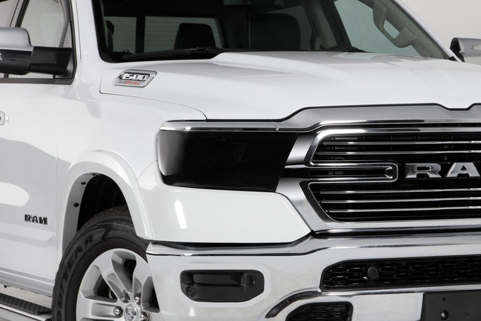 2 PcSmoke Headlight cover <br>19-24 Ram 1500