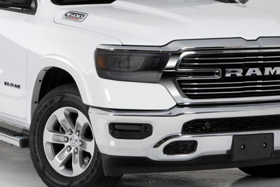 2 Pc Carbon Fiber Look Headlight cover <br>19-24 Ram 1500