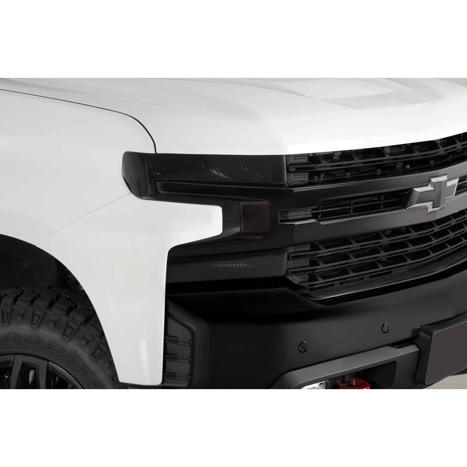 6 Pc Smoke Headlight Cover <br>19-22 Chevy Silverado