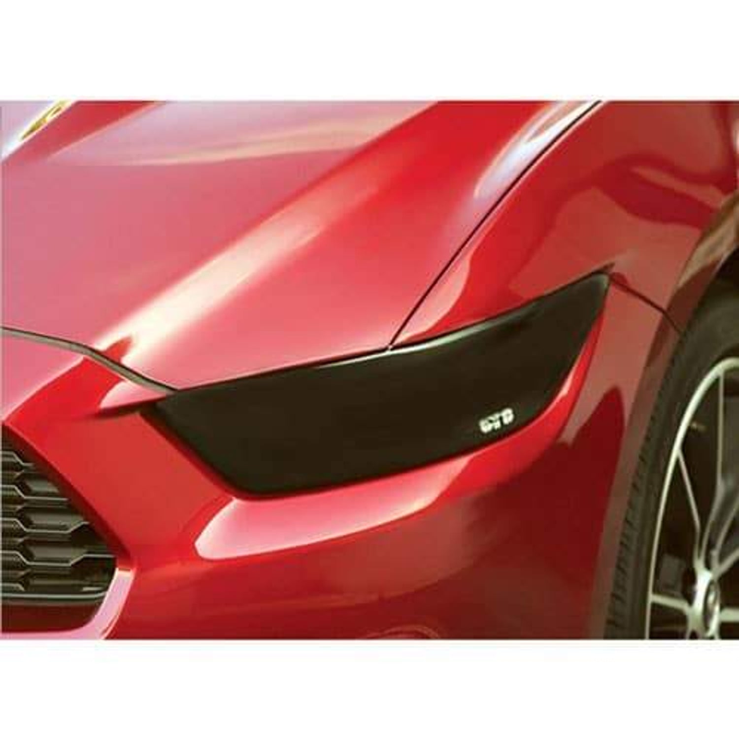 Smoke Headlight Cover <br>15-17 Ford Mustang