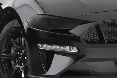 Smoke Headlight Cover <br>18-22 Ford Mustang