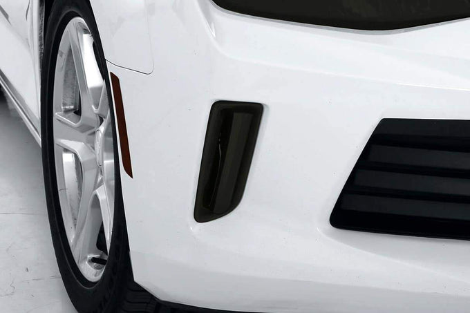 2 Pc Smoke Fog Light Covers <br>2016 Chevy Camaro