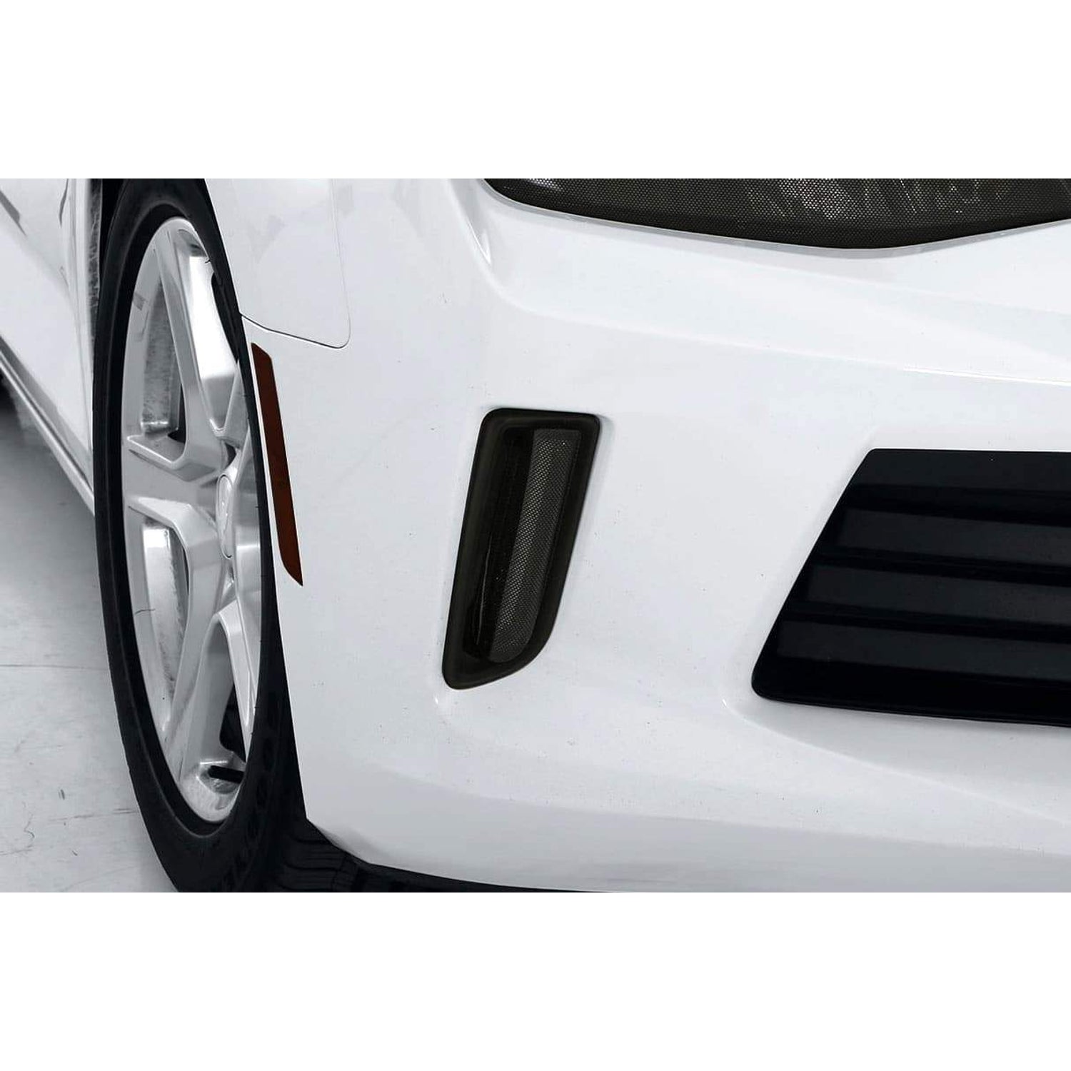 2 Pc Carbon Fiber Look Fog Light Covers <br>2016 Chevy Camaro