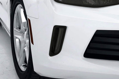 2 Pc Carbon Fiber Look Fog Light Covers <br>2016 Chevy Camaro