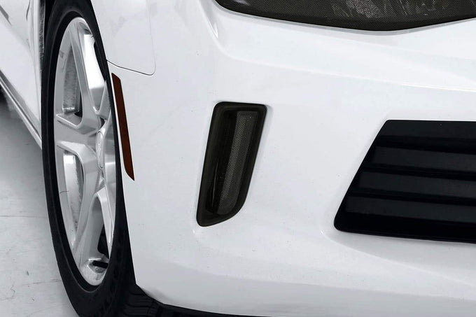 2 Pc Carbon Fiber Look Fog Light Covers <br>2016 Chevy Camaro