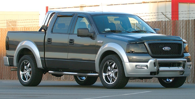 2 Pc Smoke Headlight Cover <br>04-06 Ford F-150