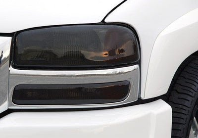 2 Pc Smoke Headlight Cover <br>99-06 GMC Sierra 1500, 2007 Sierra 1500 Classic