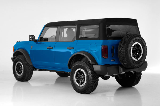 3 Pc Carbon Fiber Look Rear Black Out Kit <br>19-24 Ford Bronco