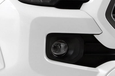 2 Pc Carbon Fiber Look Fog Light Covers <br>17-23 Toyota Tacoma