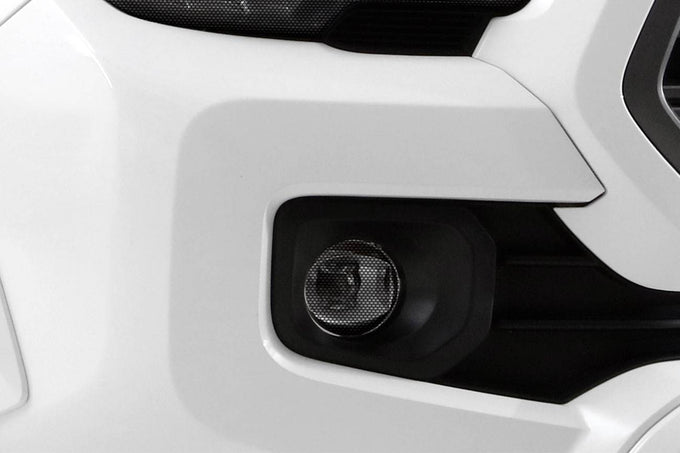 2 Pc Carbon Fiber Look Fog Light Covers <br>17-23 Toyota Tacoma
