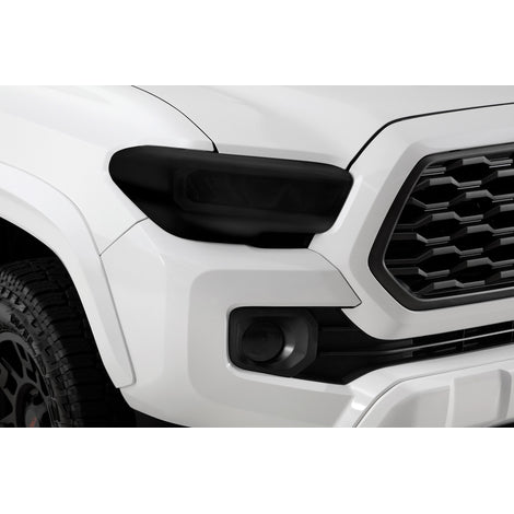 2 Pc Smoke Headlight Cover <br>16-23 Toyota Tacoma