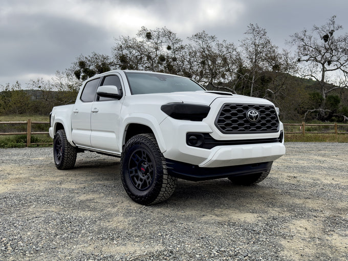 2 Pc Smoke Headlight Cover <br>16-23 Toyota Tacoma
