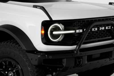 4 Pc Smoke Headlight Cover Kit <br>19-24 Ford Bronco