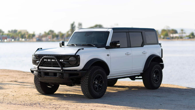4 Pc Smoke Headlight Cover Kit <br>19-24 Ford Bronco