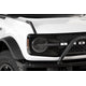 4 Pc Carbon Fiber Look Headlight Cover Kit <br>19-24 Ford Bronco