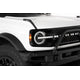 4 Pc Carbon Fiber Look Headlight Cover Kit <br>19-24 Ford Bronco