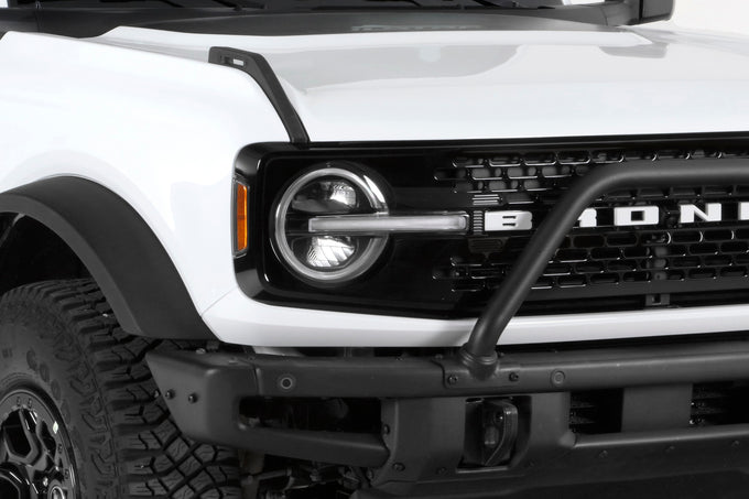 2 Pc Clear Headlight Covers <br>19-24 Ford Bronco