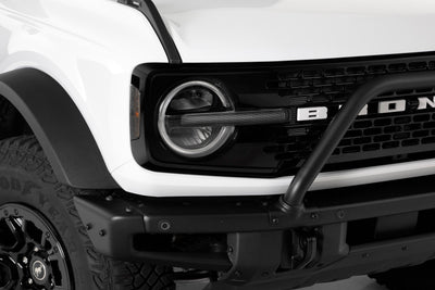 4 Pc Carbon Fiber Look Light Cover Kit <br>21-24 Ford Bronco