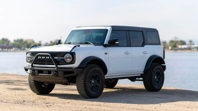 4 Pc Carbon Fiber Look Light Cover Kit <br>21-24 Ford Bronco